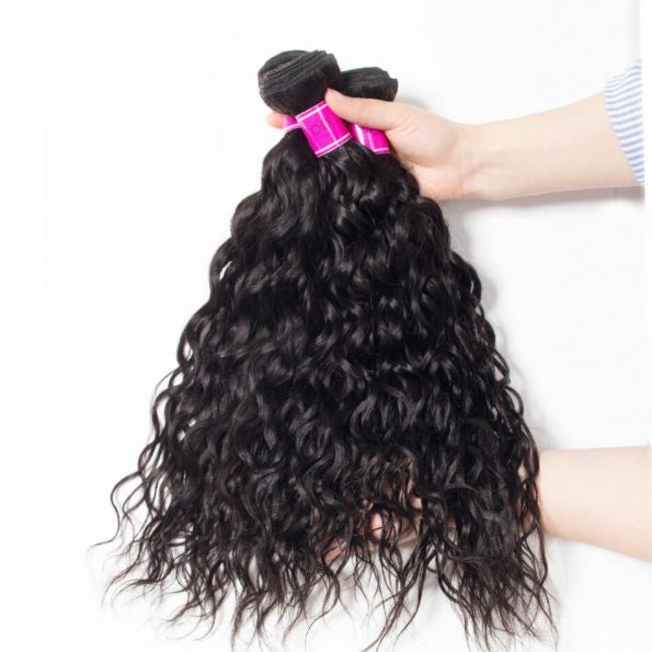 Brazialian Water Wave Hair 3 Bundles, Wet And Wavy Hair