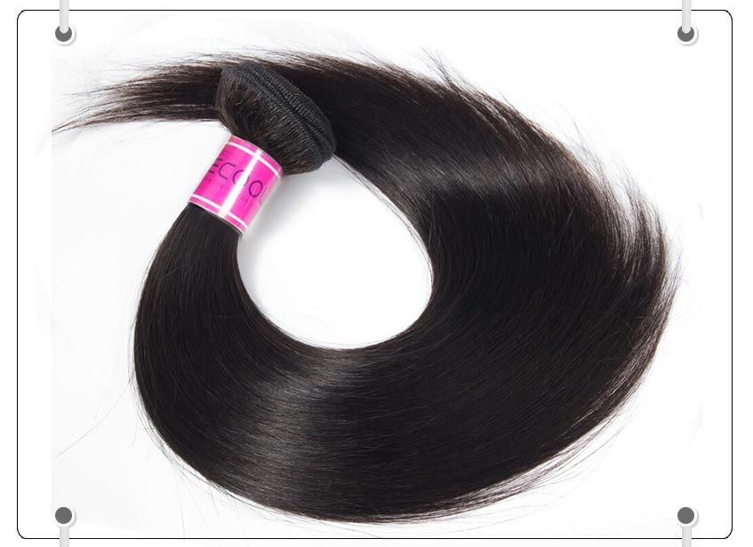 Recool Hair Straight Hair Bundles 100% Virgin Human Hair Weave Bundles 8A Premium Remy Hair