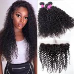 Malaysian Curly 3 bundles with frontal