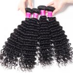 Malaysian Virgin Deep Wave Curly Hair Weave 4 Bundles