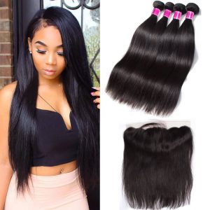 Malaysian-Virgin-Straight-Hair-4-Bundles-With-Lace-Frontal(1)