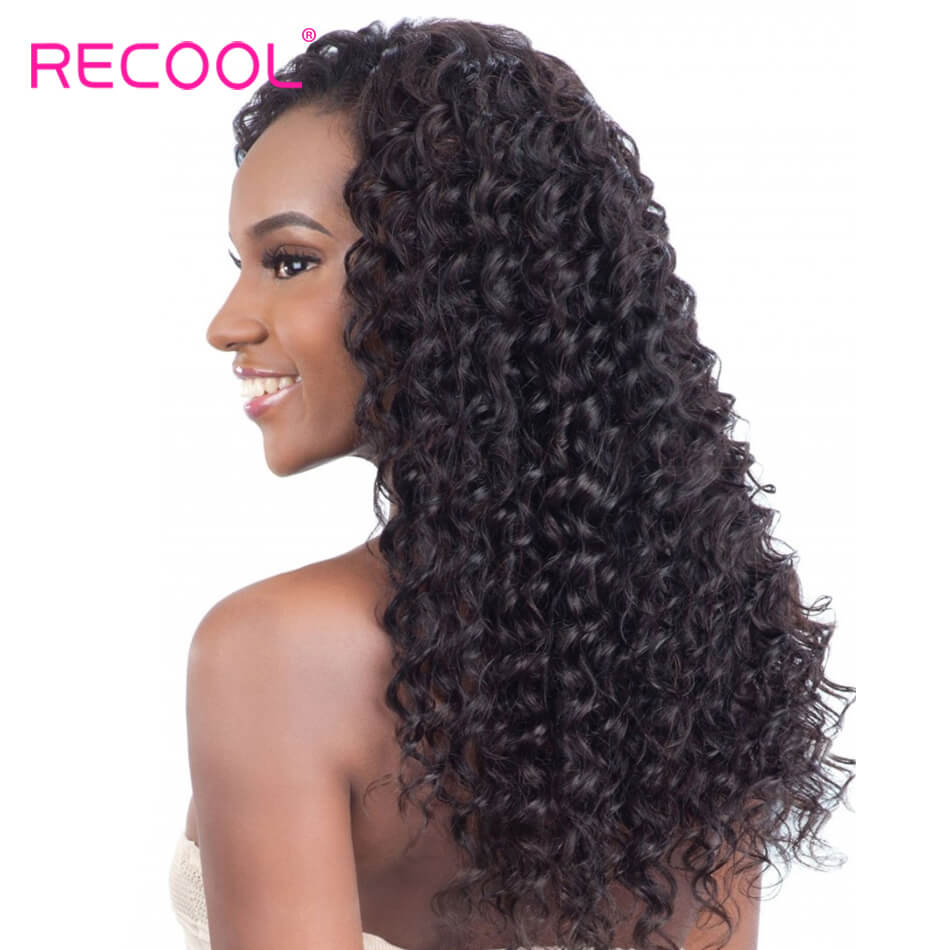 Brazilian Deep Wave Hair 100 Human Hair Bundles Recool Hair
