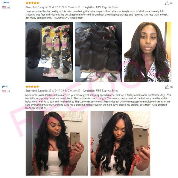 recool hair body wave with 360