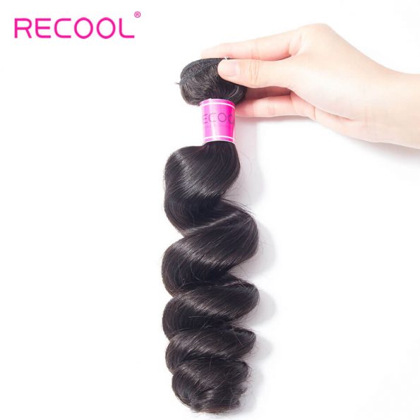 Recool Hair Loose Wave Bundles Brazilian Hair Weave 10 Bundles For Sale Human Hair Loose Curly 8A Quality