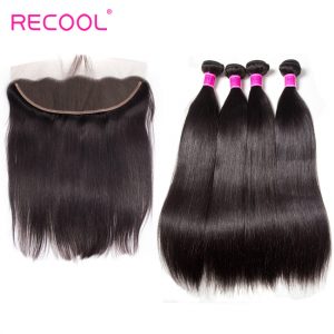 recool hair straight with frontal