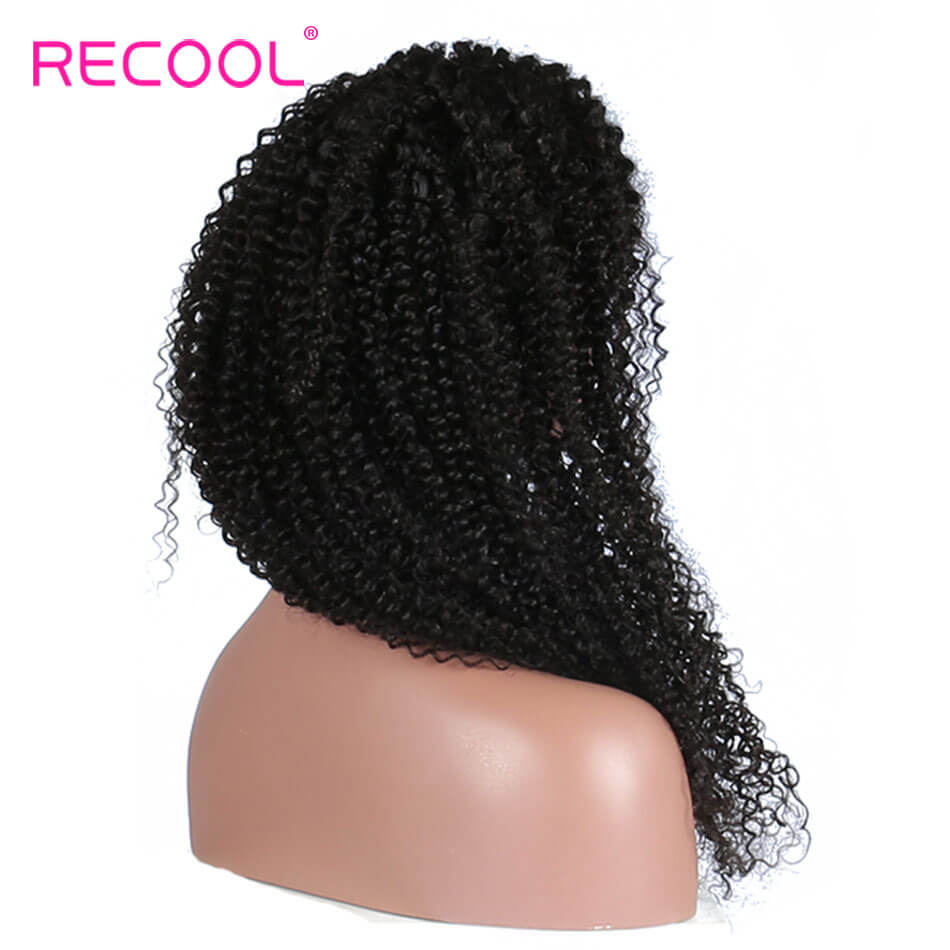Kinky curly Lace Frontal Wig Virgin hair Kinky curly Lace Front Wigs Human Hair Wigs for Black Women with Baby Hair Kinky Curly Wigs