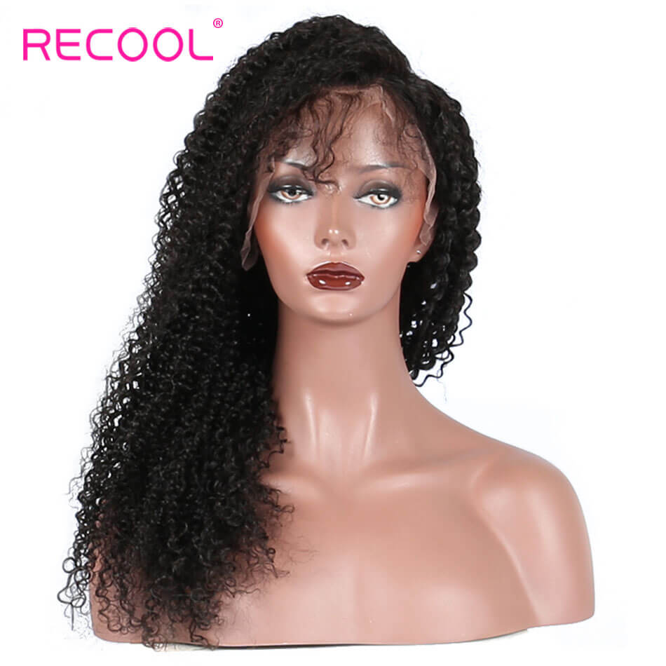 Kinky curly Lace Frontal Wig Virgin hair Kinky curly Lace Front Wigs Human Hair Wigs for Black Women with Baby Hair Kinky Curly Wigs