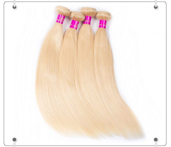 613# Blonde Brazilian Straight Hair 4 Bundles | Recool Hair