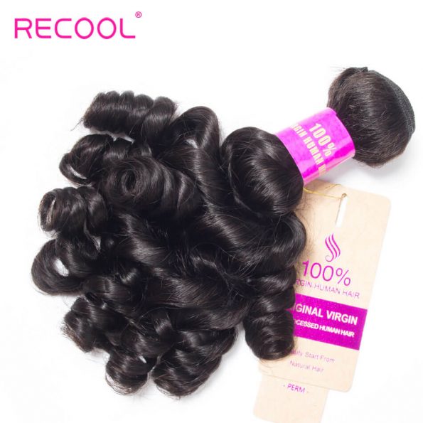 Recool Brazilian Hair Bouncy Curly Hair Weave 10 Bundles Unprocessed Virgin Human Hair Funmi Hair Curls