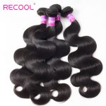 Peruvian Hair Body Wave 4 Bundles Deal Recool Hair 8A Grade Virgin Human Hair Bundles Wavy Hair