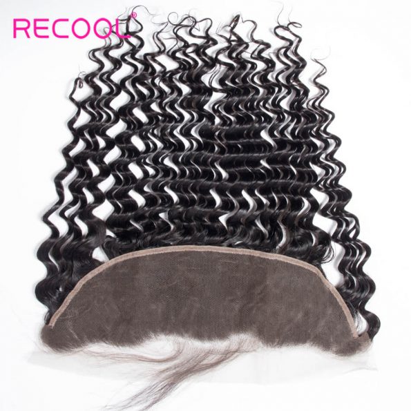 Remy Virgin Human Hair deep Wave Lace Frnot Closure