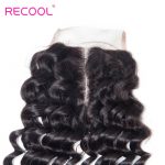 Virgin Hair Deep Wave Human Hair 4×4 Lace Closure 1 PCS