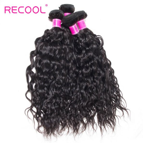 Water Wave Bundles 4 Pcs/Lot Recool Hair Peruvian Wet And Wavy Virgin Human Hair Weave Bundles
