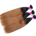 Brazilian Ombre Straight Hair 1B30 Virgin Human Hair Bundles 1