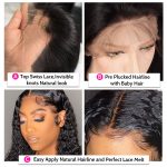 13x4 lace front wig details curly