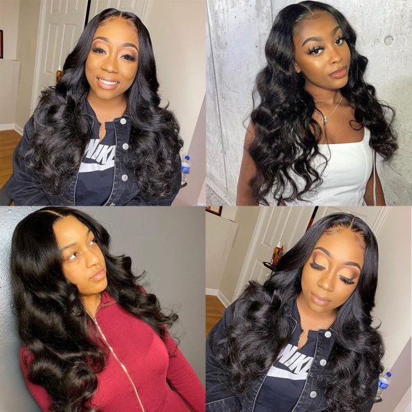 6×6 lace closure wig body wave