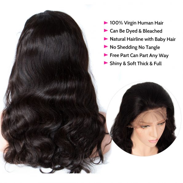 body wave wig details