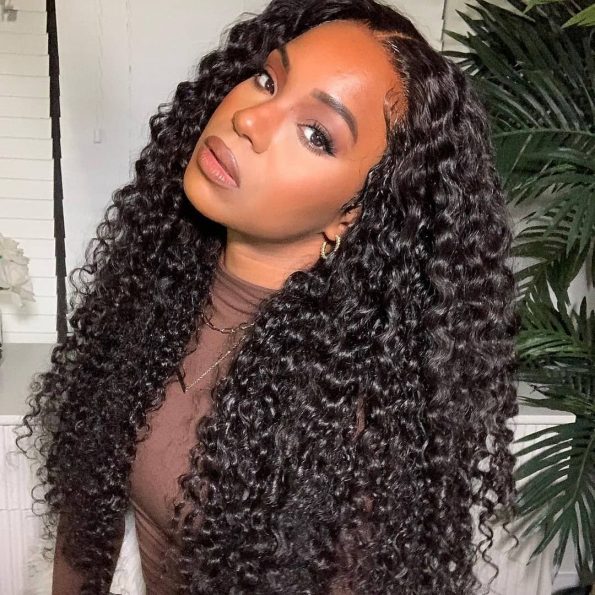 curly 13×4 lace front wig