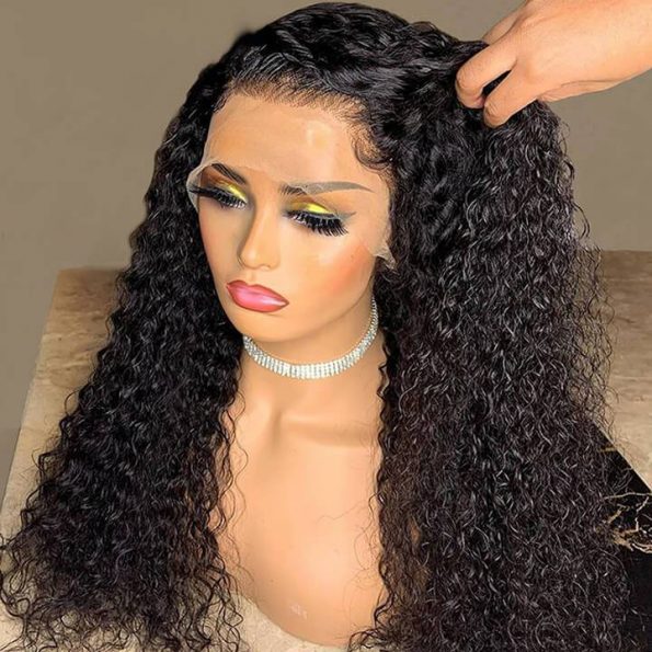 curly HD lace wig
