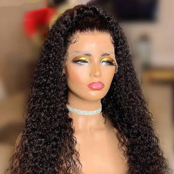 curly HD lace wig