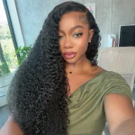 curly human hair wig (2)