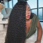 curly human hair wig (2)