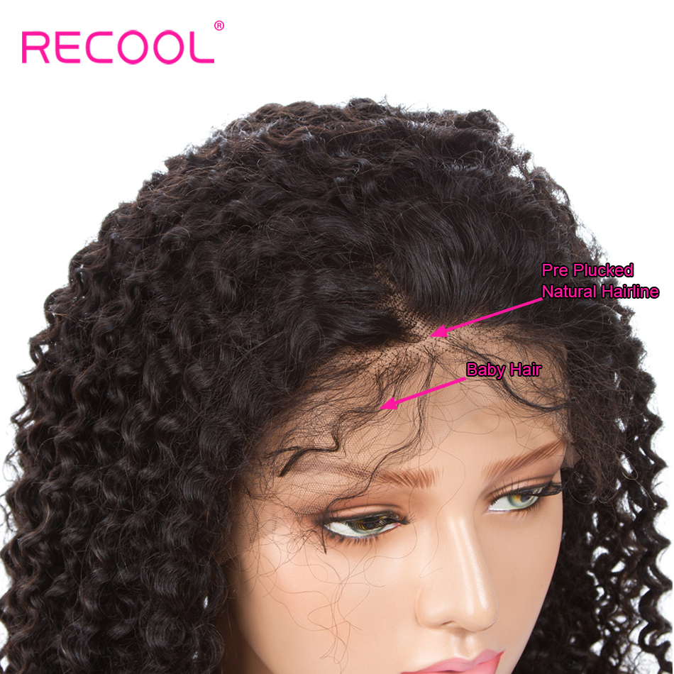 deep wave human hair lace front wig