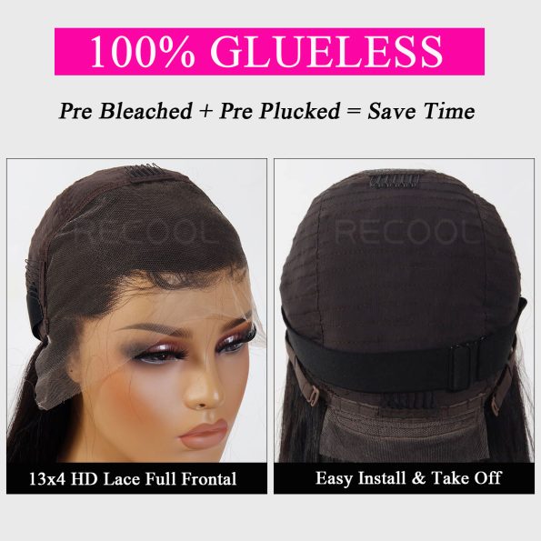 glueless wig 13x4 lace details