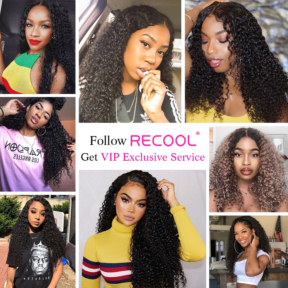 kinky curly wave hair lace front model show