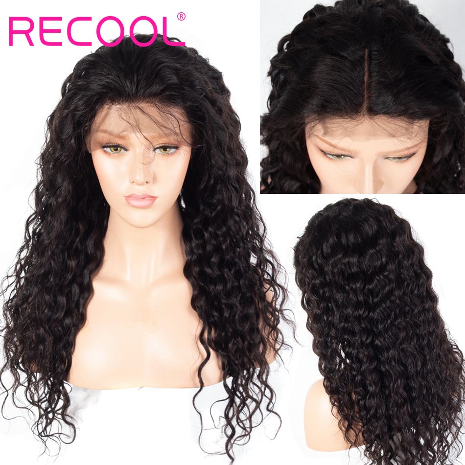 water wave 4X4 lace front wig