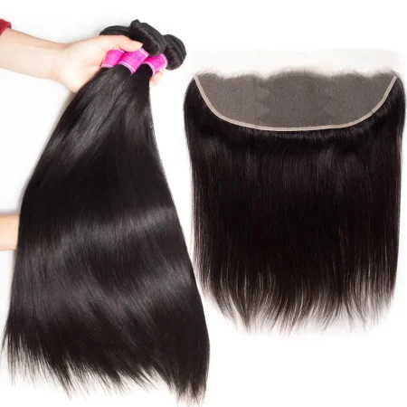 Straight-hair-bundles-with-13x4-transparent-lace-closure