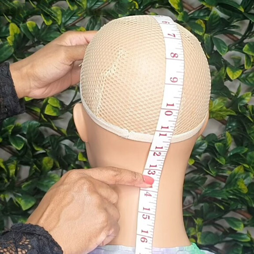 Measure-the-front-to-nape-length