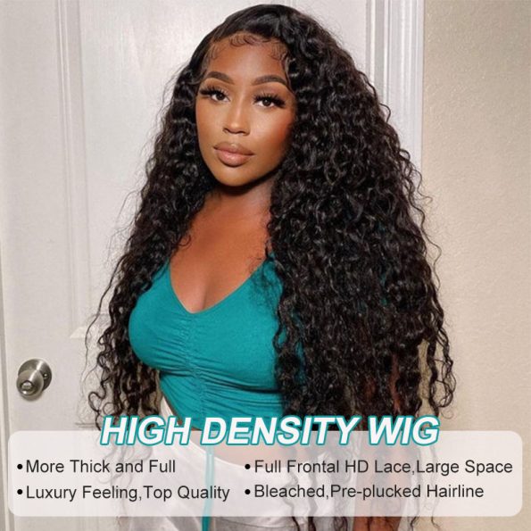 high density water wave wig