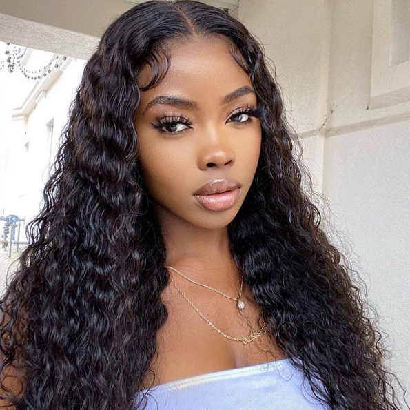 5×5 HD lace water wave wig 3