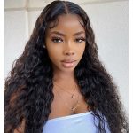 5x5 HD lace water wave wig