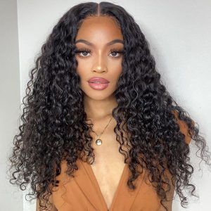 5x5 HD lace water wave wig