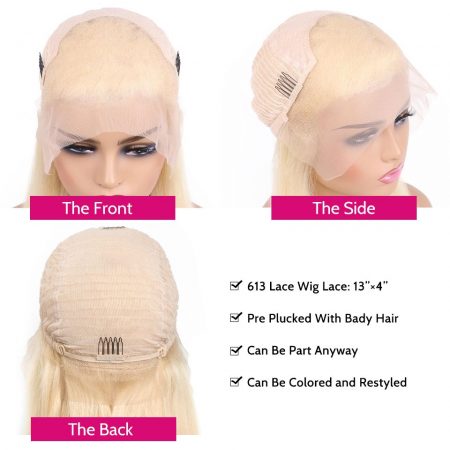 613 Blonde Body Wave 13x6 Lace Front Wigs | Recool Hair