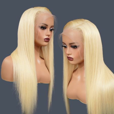 613 straight human hair wig