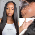 straight HD 13×4 lace front wig