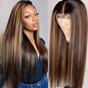 Highlight 13x4 body wave lace front wig