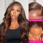 brown color lace wig