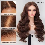 brown color lace wig