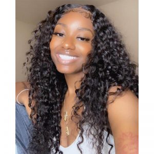deep wave 4x4 closure wig | Recool Hair