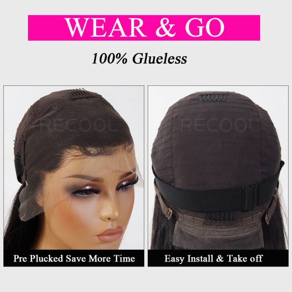 glueless wig details