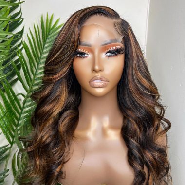 Highlight Body Wave Wig 13x4 Lace Front Wig | Recool Hair