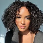 short kinky curly human hair wig