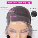 side part straight bob wig