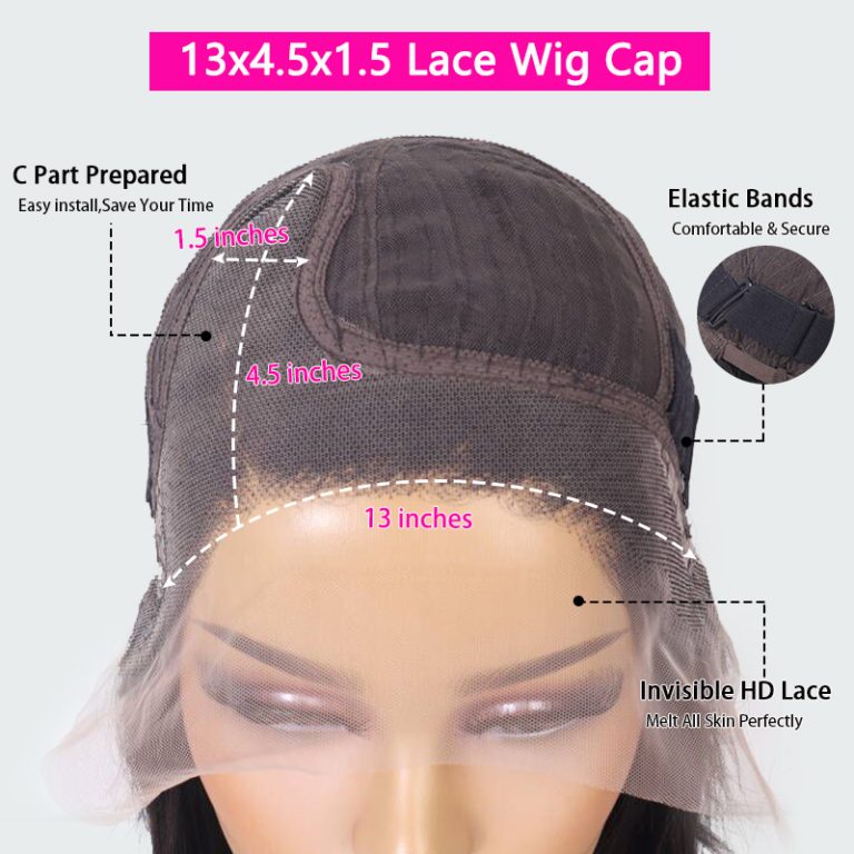 Straight Hair Side Part Short Bob 13x4 Lace Wig| Recool Hair