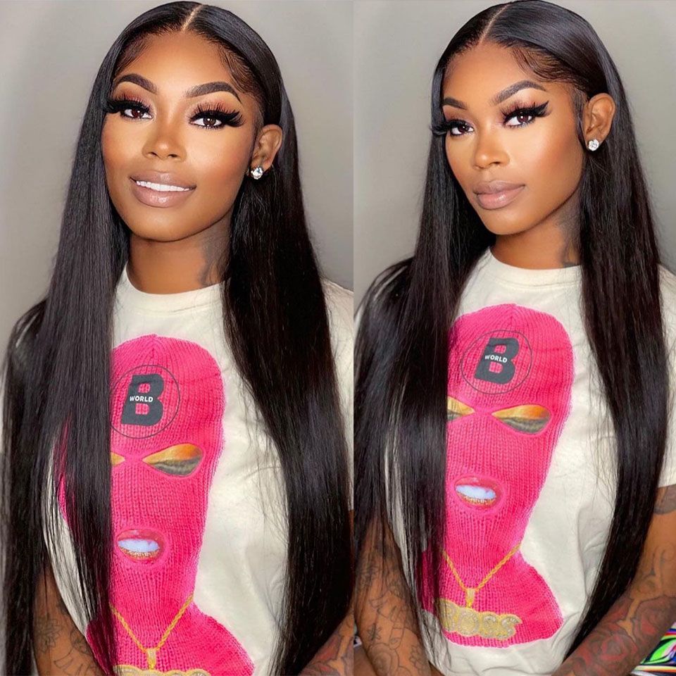 straight HD lace wig