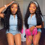 deep wave headband wig